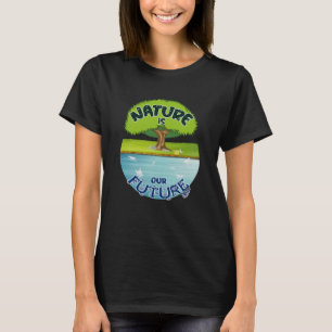 T-shirt Changement climatique Future Planète Terre CO2 Idé