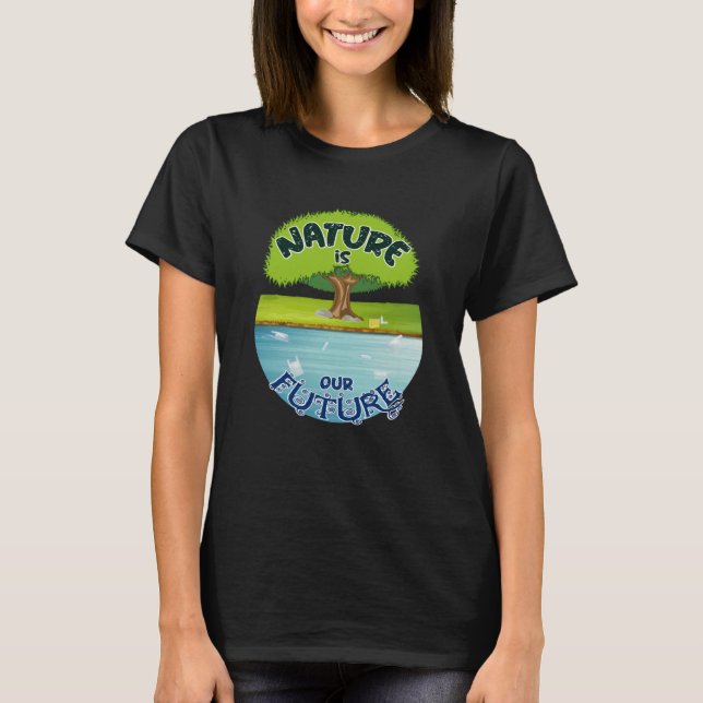 T-shirt Changement climatique Future Planète Terre CO2 Idé (Devant)