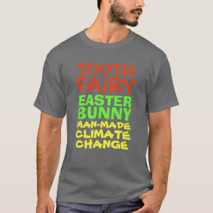 T-shirt Changement climatique synthétique de fée de dent