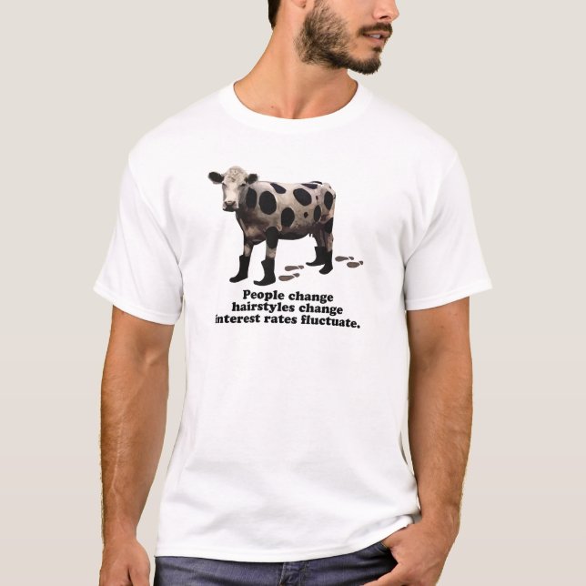 T-shirt Changement de personnes - vache extrêmement (Devant)