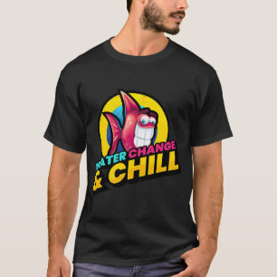 T-shirt Changement d'eau et détente pour poissons d'aquari