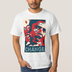 T-shirt Changement d'Obama, Jésus invariable