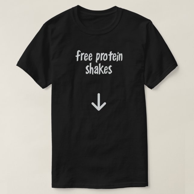 T-SHIRT CHANGEMENTS DE PROTÉINE LIBRES (Design devant)
