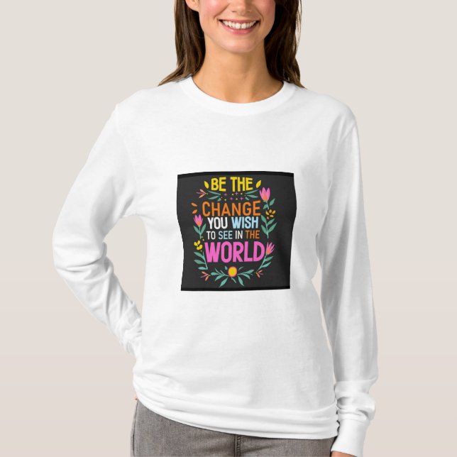 T-shirt Changer le monde (Devant)