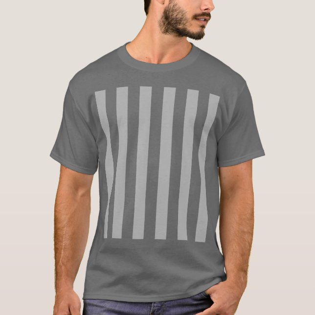T-shirt Changer les bandes grises en n'importe quelle Pers (Devant)