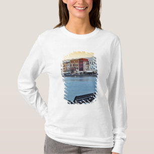 T-shirt Chania à la tombée de la nuit, Chania, Crète, Grèc