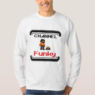 T-shirt Channel Funky Pixel Art
