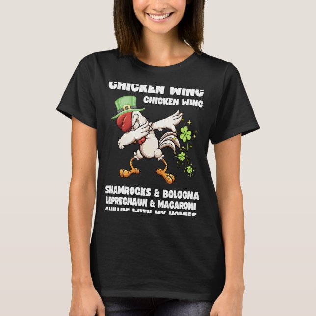 T-shirt Chanson d'aile de poulet Chanson d'aile de poulet  (Devant)