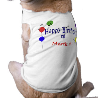 T-shirt Chanson d'anniversaire personnalisée