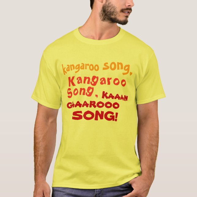 T-shirt Chanson de kangourou ! (Devant)