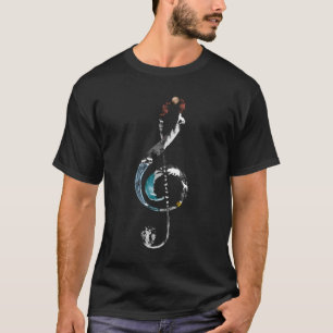 T-shirt Chanson de la nature Aventure dans Treble Clef Ill