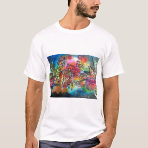 T-SHIRT CHANSON DE ROLAND, CHEVALIERS MÉDIÉVAUX EN TOURNOI