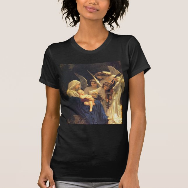 T-shirt Chanson des anges, William-Adolphe Bouguereau (Devant)