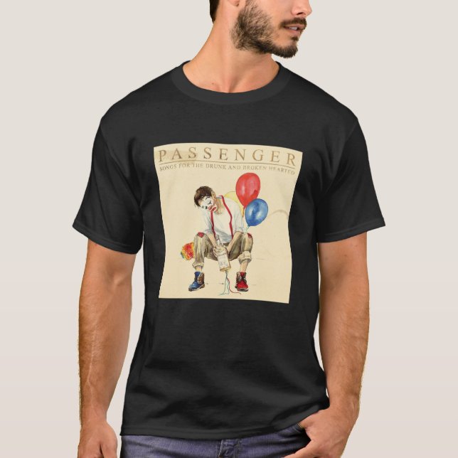 T-shirt Chansons pour les ivrognes et les coeurs brisés (Devant)