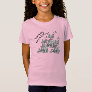 T-Shirt Chant de chatons de Noël personnalisé