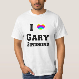 T-shirt Chant d'oiseau d'I <3 Gary