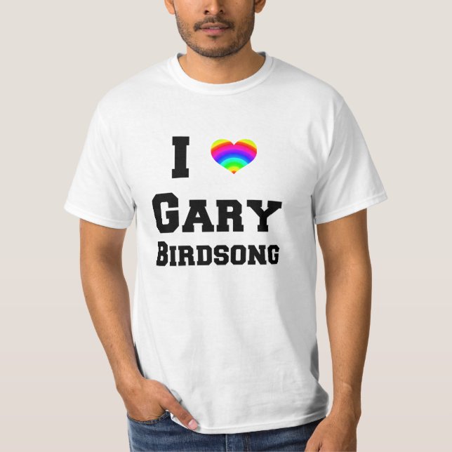 T-shirt Chant d'oiseau d'I <3 Gary (Devant)