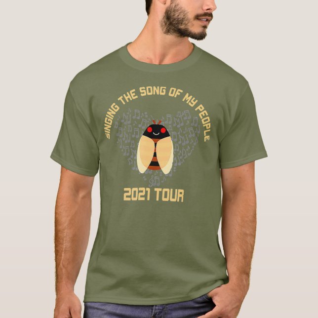 T-shirt Chant La Chanson de mon peuple Brood X Canada (Devant)
