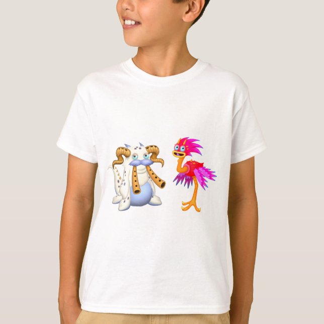 T-shirt chanter des monstres (Devant)