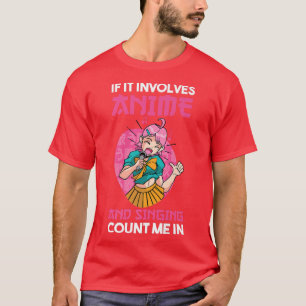 T-shirt Chanter et Anime