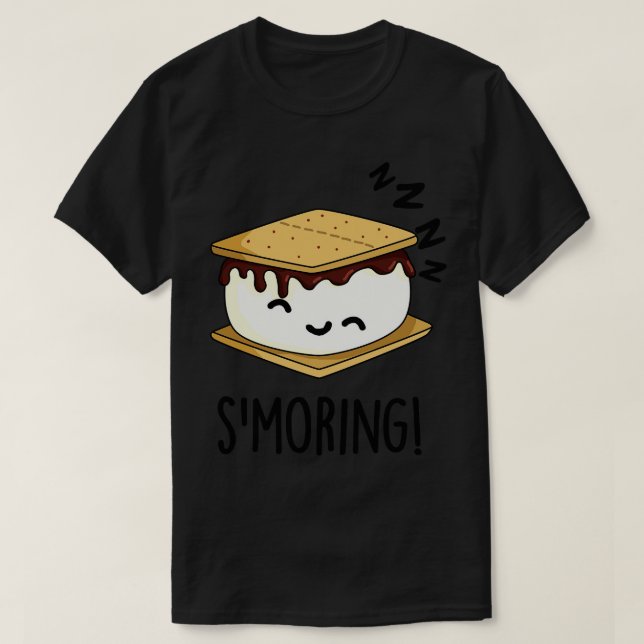 T-shirt Chanter Funny Smore Puns 1 (Design devant)