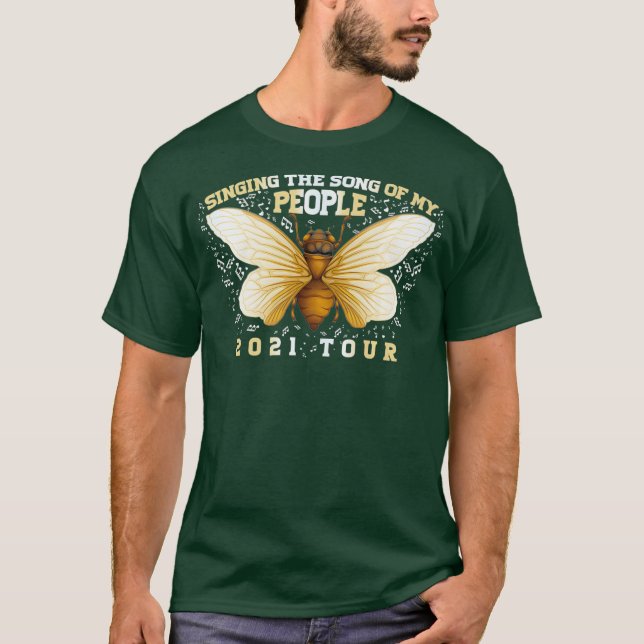 T-shirt Chanter La Chanson de mon peuple Brood X Canada US (Devant)