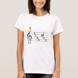 T-shirt Chanter la fierté sexuelle