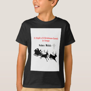 T-shirt Chanter le long de Noël - Carols & Festive Joy