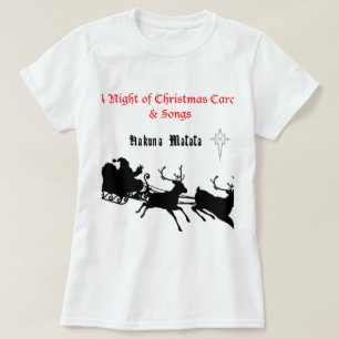 T-shirt Chanter le long de Noël - Carols & Festive Joy