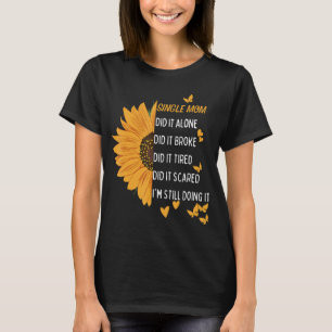 T-shirt Chanter maman beau tournesol - Cadeau pour un s fo