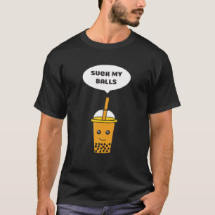 T-shirt Chanter mes boules - Boba Tea / Bubble Tea Funky