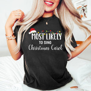 T-shirt Chanter Noël Carol / Noël