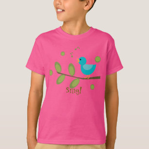 T-shirt Chanter un oiseau chanteur