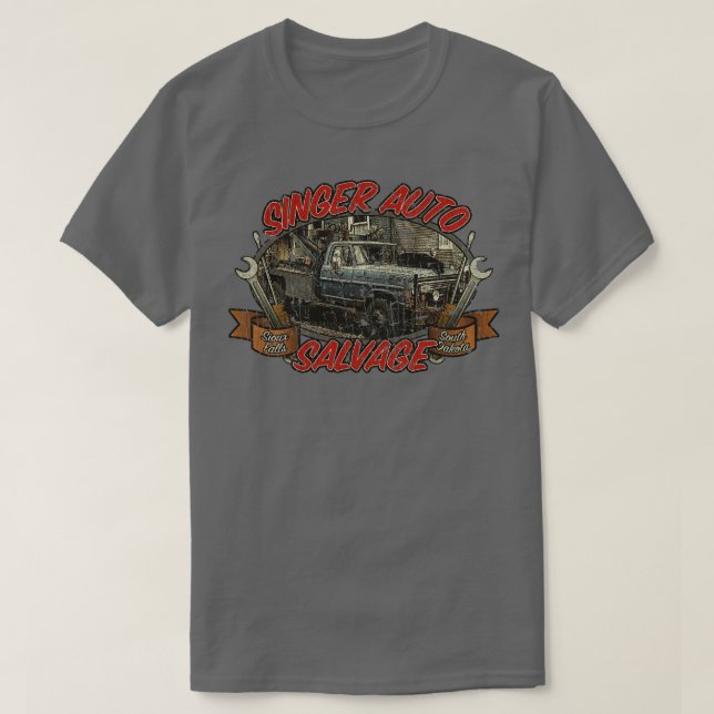 T-shirt Chanteur Auto Salvage 2006 (Design devant)