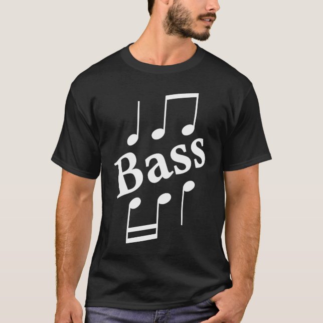 T-shirt Chanteur Basse A Cappella A Cappella (Devant)