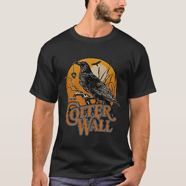 T-shirt Chanteur Colter Wall Auteur de chansons Deep Barit (Devant)
