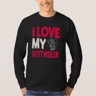 T-shirt Chanteur de chien Rottweiler éleveurs de fourrure