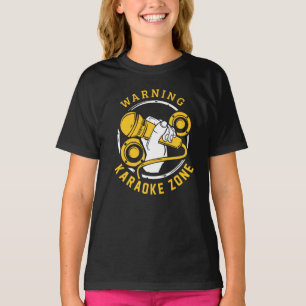 T-shirt Chanteur de la zone Karaoke Cadeau de musique d'an
