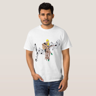 T-shirt Chanteur de musique