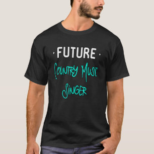 T-shirt Chanteur de musique country motivant de l'avenir V