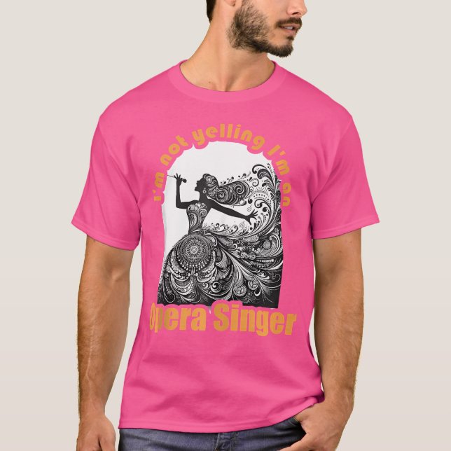 T-shirt Chanteur d'opéra (Devant)