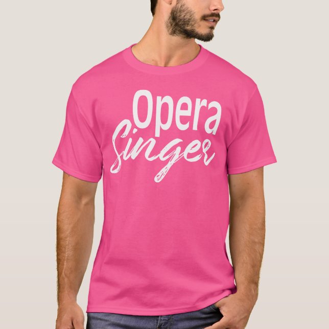 T-shirt Chanteur d'opéra (Devant)