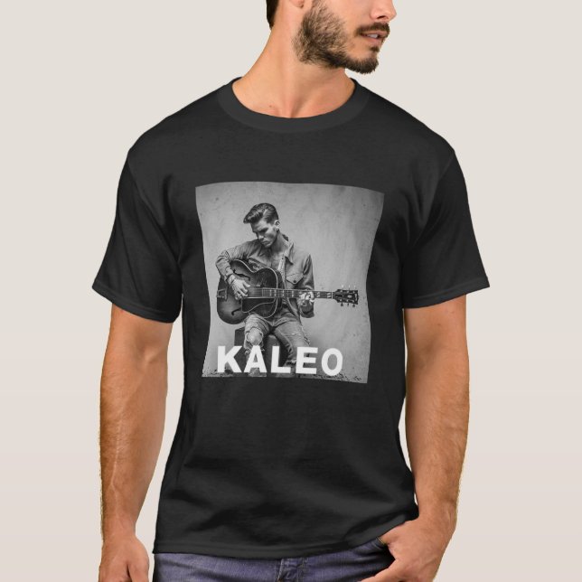T-shirt Chanteur Kaleo Band Music Tour Classique (Devant)