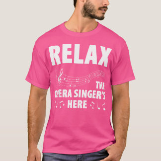 T-shirt Chanteur Opéra Pour Opéra Vocaliste Tenor Chanteur