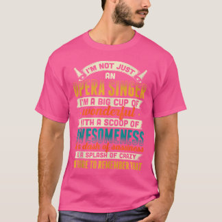 T-shirt Chanteur Opéra Pour Opéra Vocaliste Tenor Chanteur