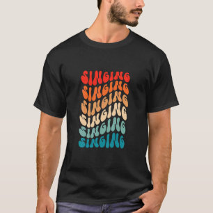 T-shirt Chanteur super Retro les années 70 Hippie Boho