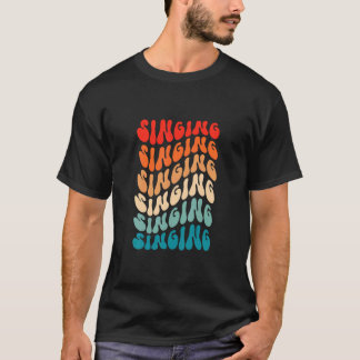 T-shirt Chanteur super Retro les années 70 Hippie Boho