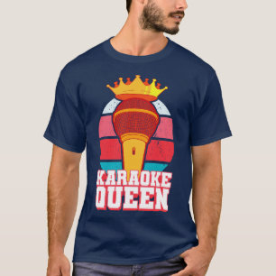 T-shirt Chanteurs Karaoke Microphone Retro 1