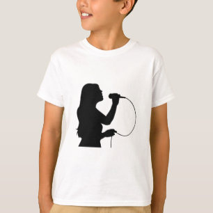 T-shirt Chanteuse