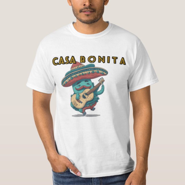 T-shirt Chanteuse de cactus Casa Bonita (Devant)